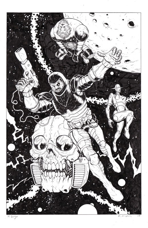 Space Riders #1 cover for 3rd printing by Matthew Allison (2015 ...