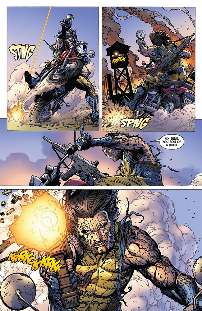 Return Of Wolverine 1 Page 16 Art By Steve Mcniven And Jay Leisten 2018 Wolverine On A