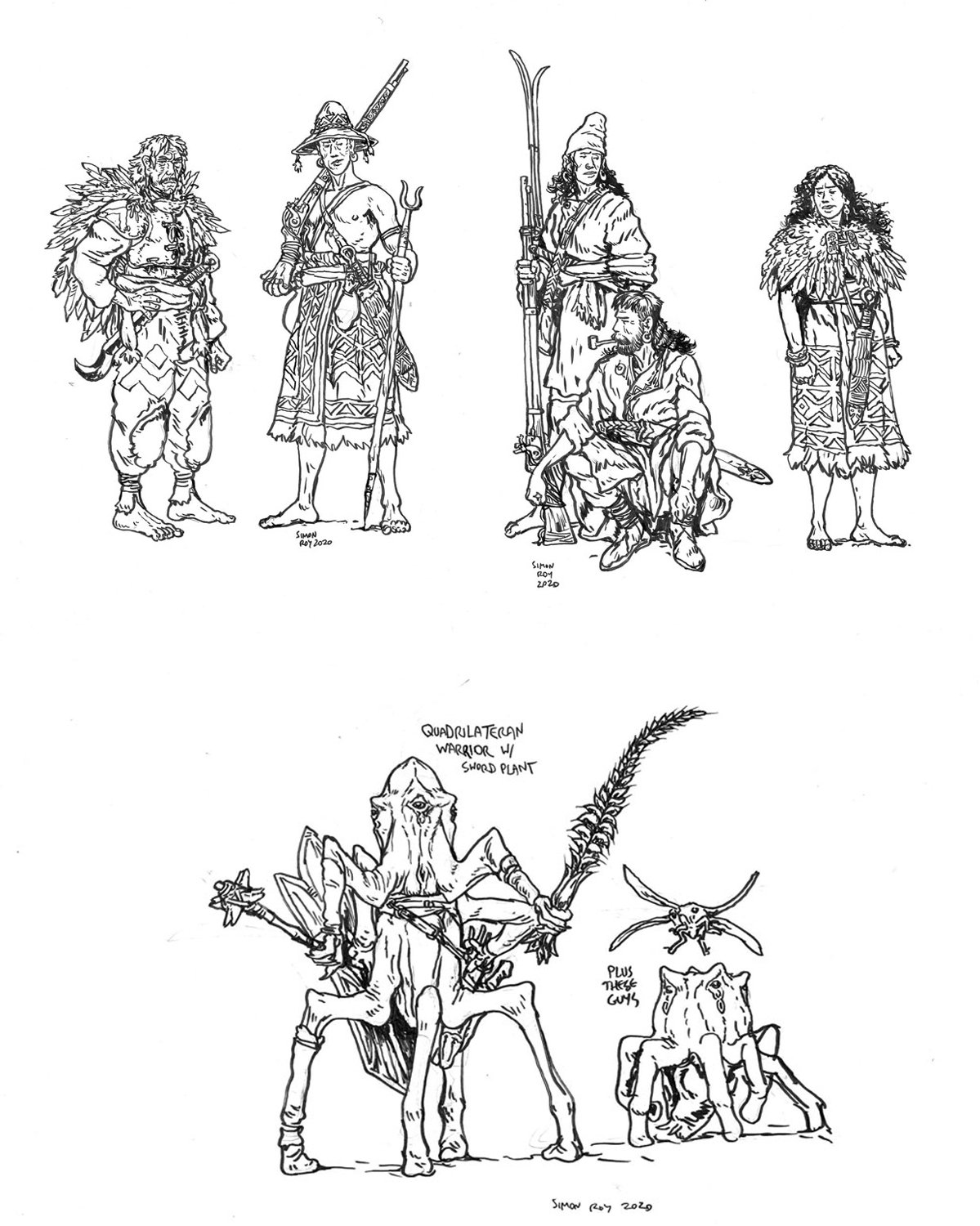 Gurren Lagann  Starlock Simon  Anime character design Character design  Concept art characters