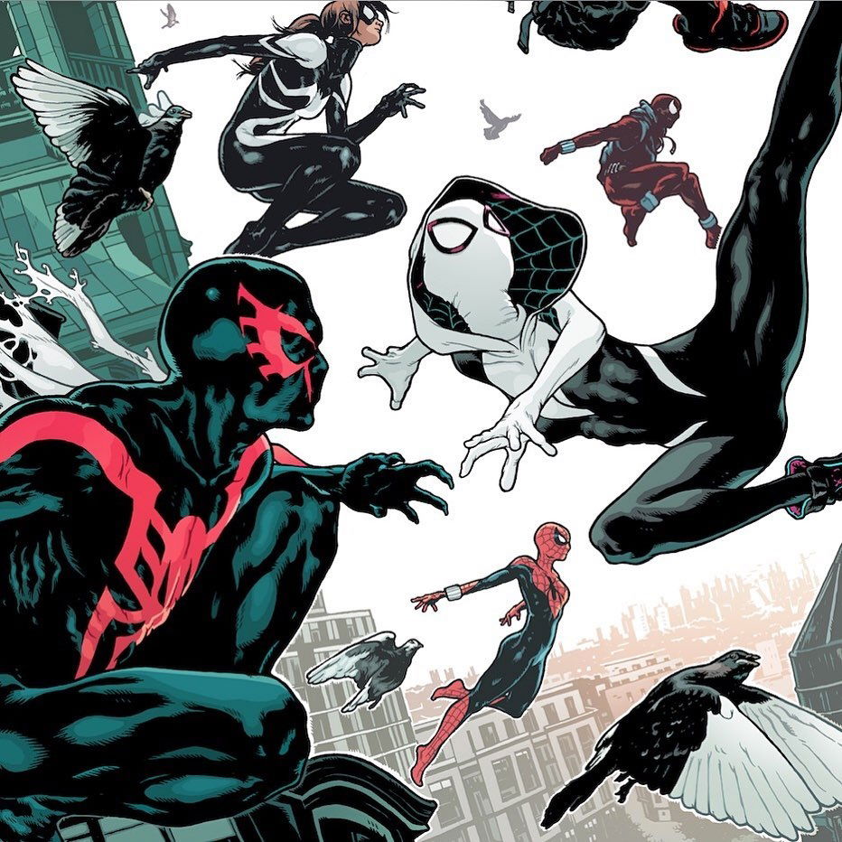 Spider-verse art by Jeff Spokes (2021) - Spider-man / Mile Morales ...