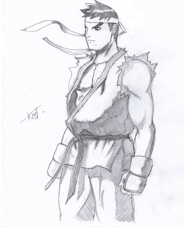 Ryu artwork #2, Street Fighter Alpha