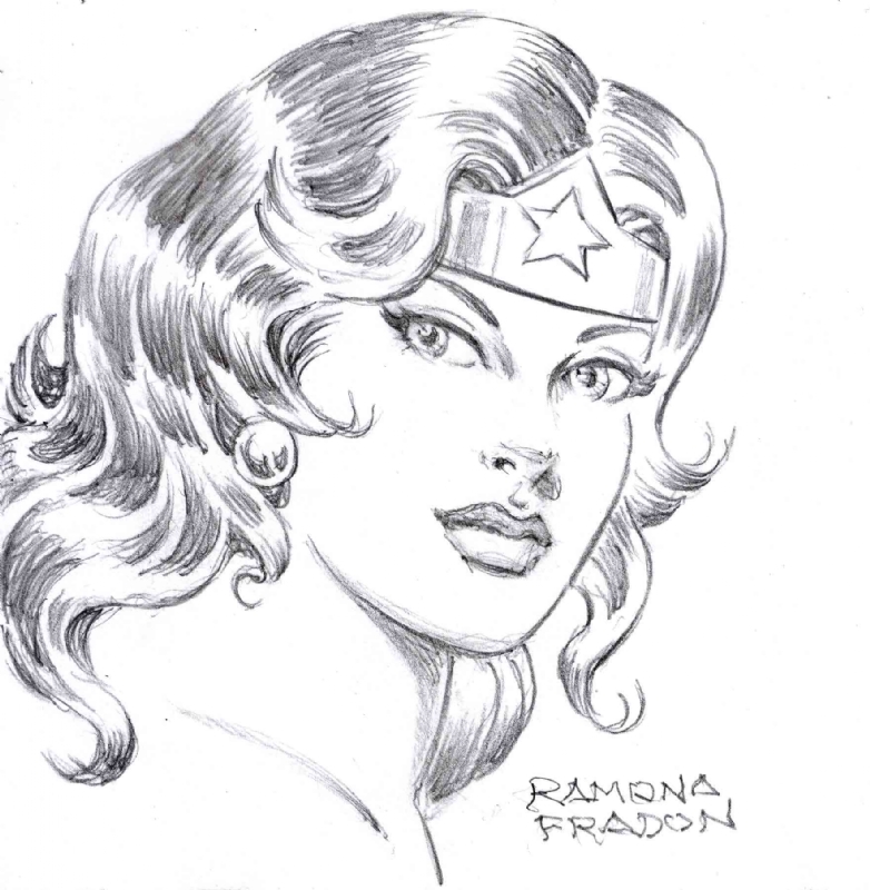 Wonder Woman by Ramona Fradon, in Darby Watkins's Heroes Con 2016 Comic ...