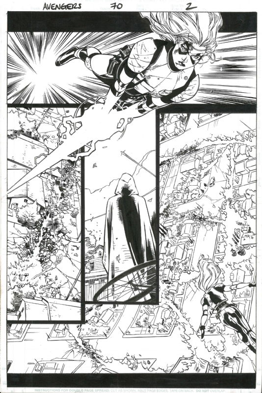 Avengers 70 page 2, in Stéphane M's Olivier Coipel Comic Art Gallery Room