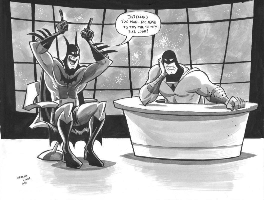 The Brave and the Bold - Batman and Space Ghost - Jeremy Vinar, in Bill  Lait's Batman: The Brave and the Bold Comic Art Gallery Room