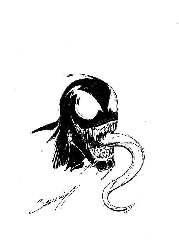 Venom - Mark Bagley, in Bill Lait's Commissions Comic Art Gallery Room