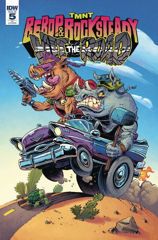 Teenage Mutant Ninja Turtles Bebop And Rocksteady Hit The Road Cover Aaron Conley In Bill 6077