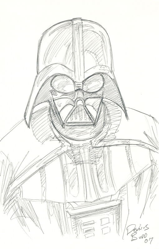 Dennis Budd Vader Sketch, in David Bognich's Vader Commissions Comic ...