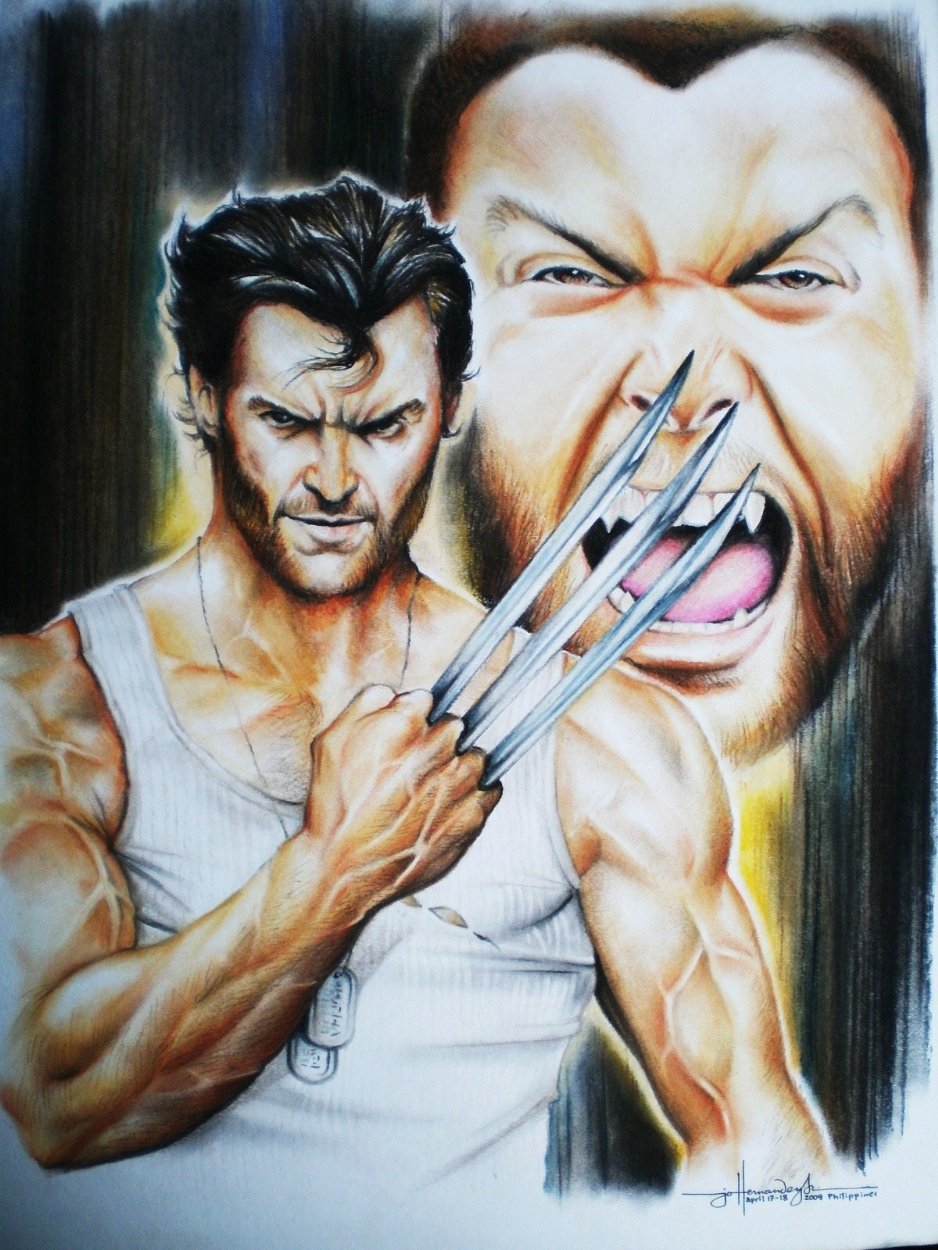 X Men Origins Wolverine In Jojo Hernandez S Artworks Comic Art