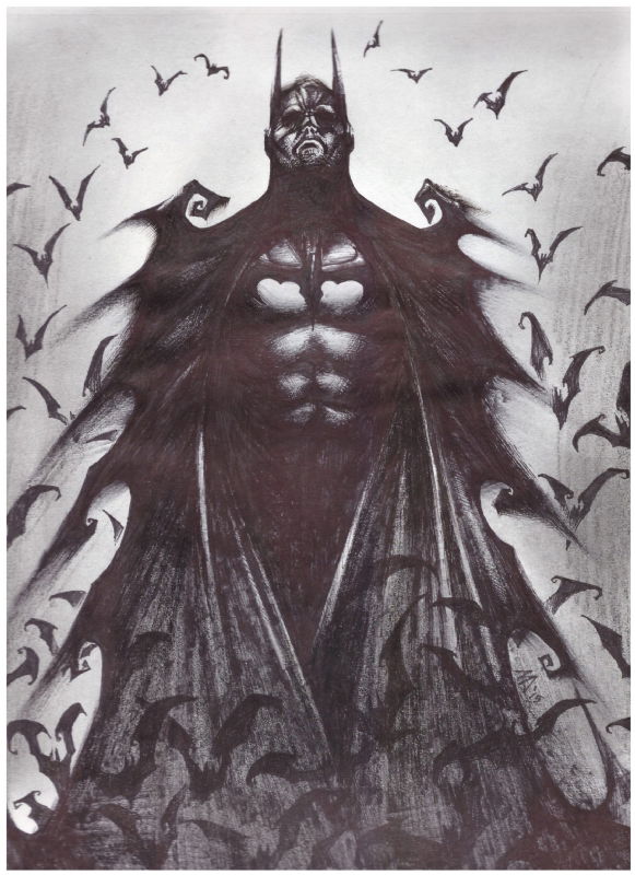 Batman - Dark Tones, In Mubashar Ahmad's Mubashar Comic Art Gallery Room