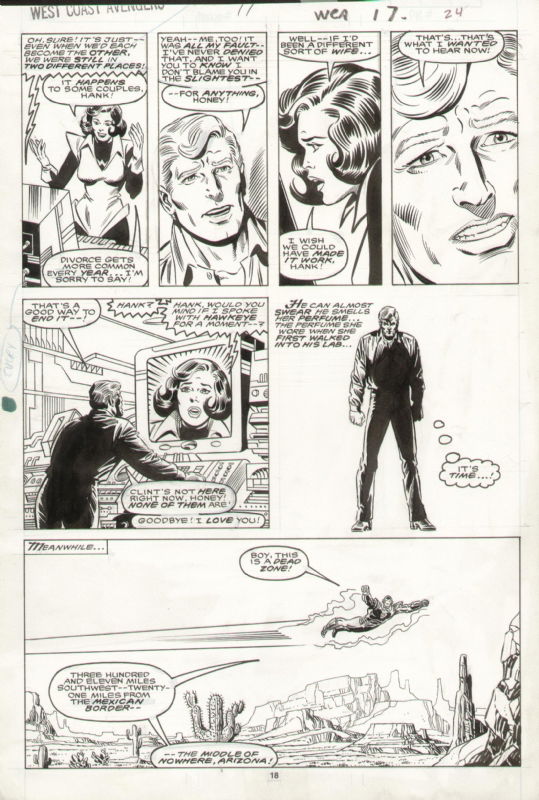 West Coast Avengers issue 17, pg 24, Al Milgrom, in Kimberly Smith's ...