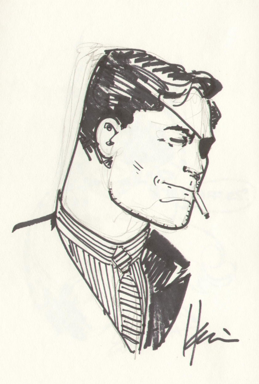 Nick Fury by Howard Chaykin, in Kimberly Smith's Sketches Comic Art ...