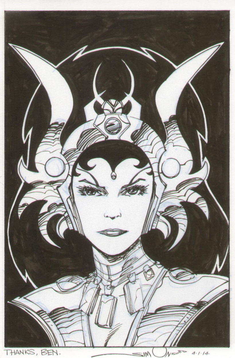 Karnilla The Norn Queen from Thor, by Walt Simonson, in Kimberly Smith ...