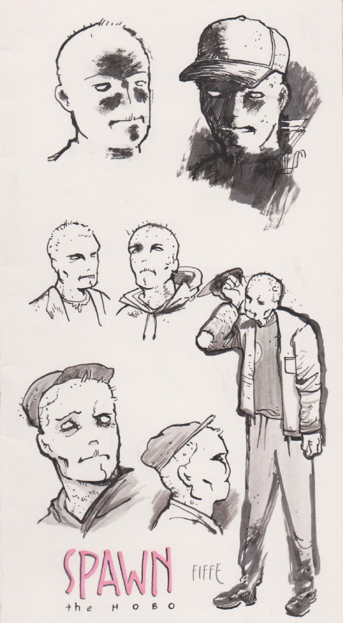 Spawn The Hobo - Character Designs - Michel Fiffe, In Colin Murchison's 