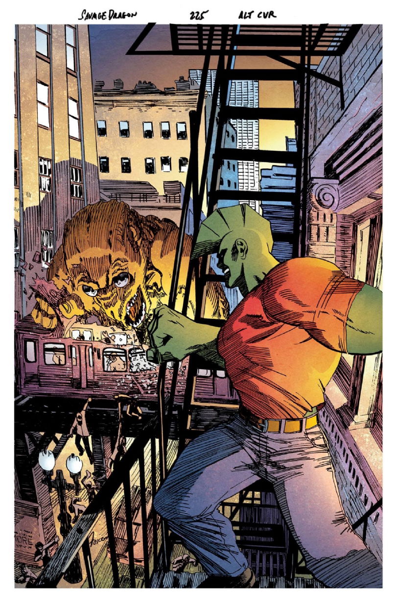 Savage Dragon #225 - Variant Cover - Frank Fosco , in Colin Murchison's