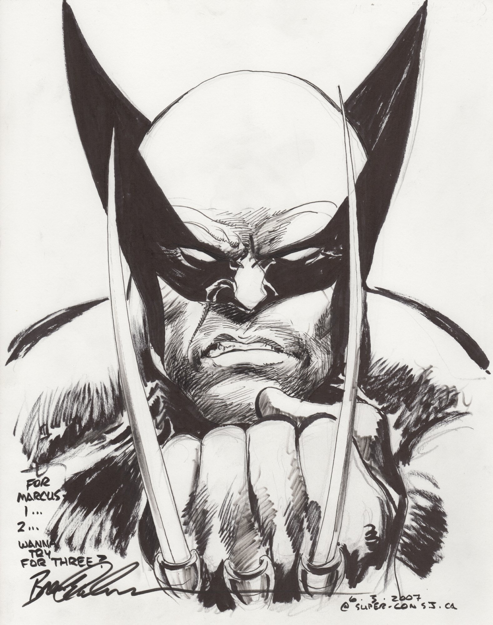 ArtStation - Wolverine Comic Ink