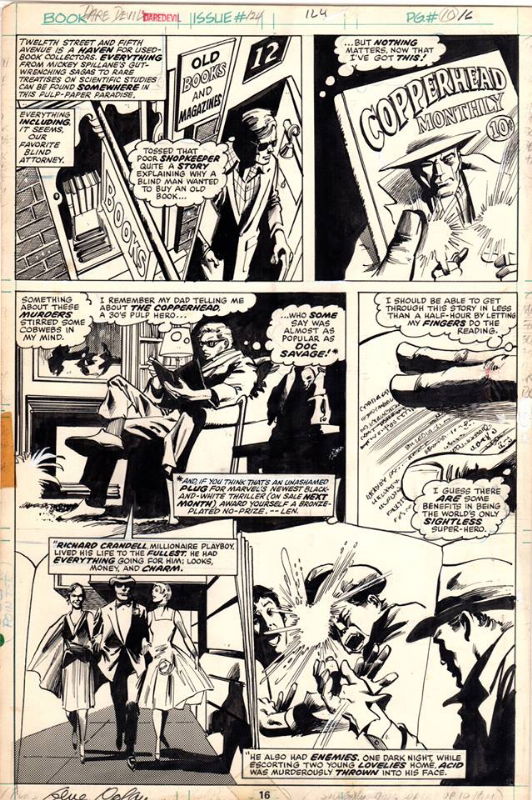 Daredevil #124 page 10 , in Michael Mikulovsky's Daredevil #124 ...