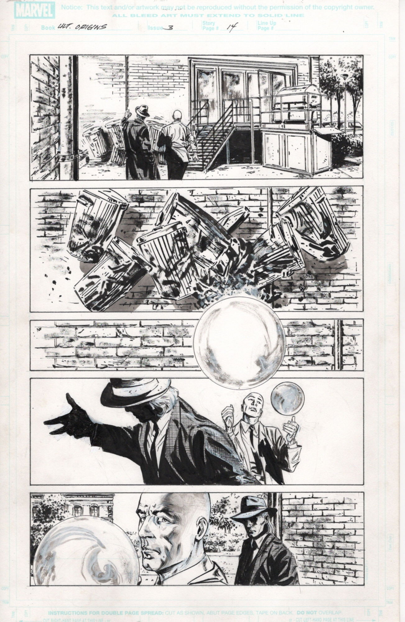 Ultimate Origins 3 p14 by Butch Guice. Professor X & Magneto’s 1st ...