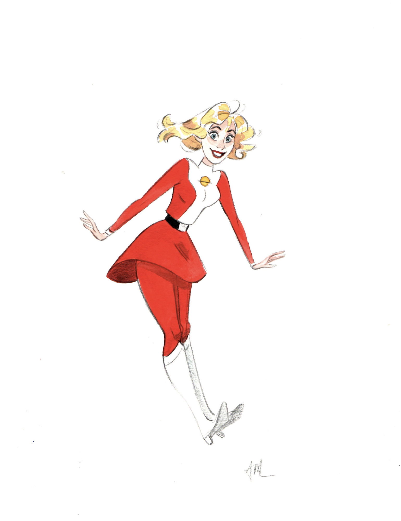 Saturn Girl of the Legion of Superheroes - animated style by Amanda ...