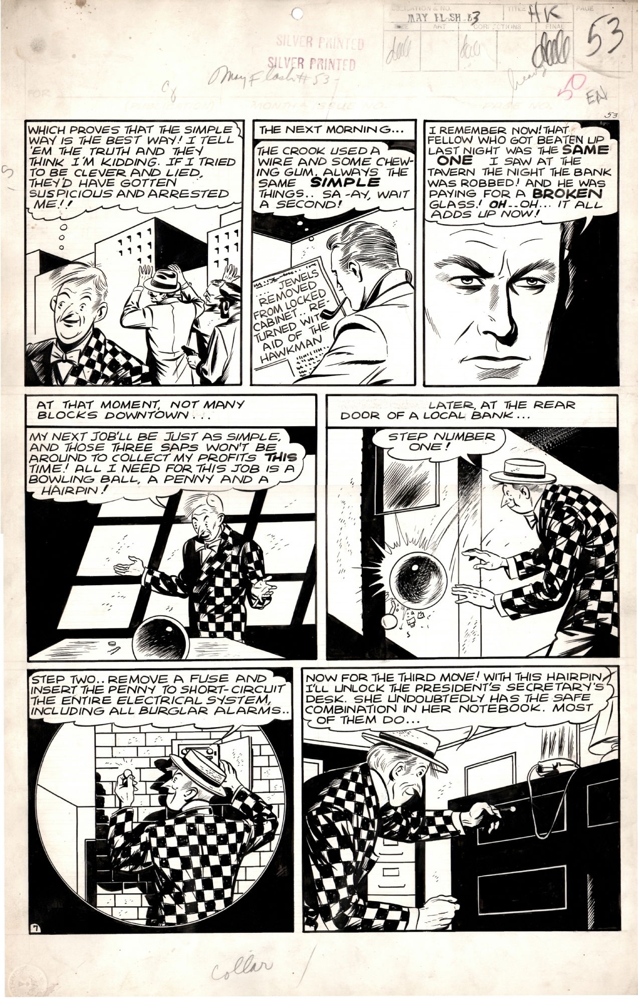 Flash vol 1 issue 53 pg 53 (1944) by Sheldon Moldoff! , in Robert Lee's ...