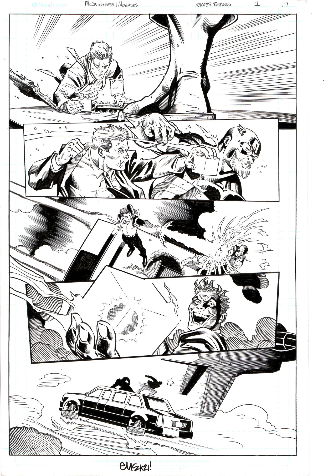 The Avengers- Heroes Reborn 1 page 17 by Ed McGuinness & Mark Morales ...