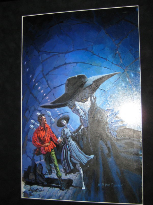 Jack Vance Pnume Cover, in Zane Zielinski's Covers Comic Art Gallery Room