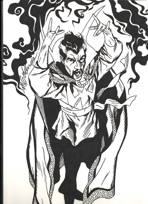 Dr. Strange Michael Golden Sketch, in Zane Zielinski's C2E2 Pickups ...