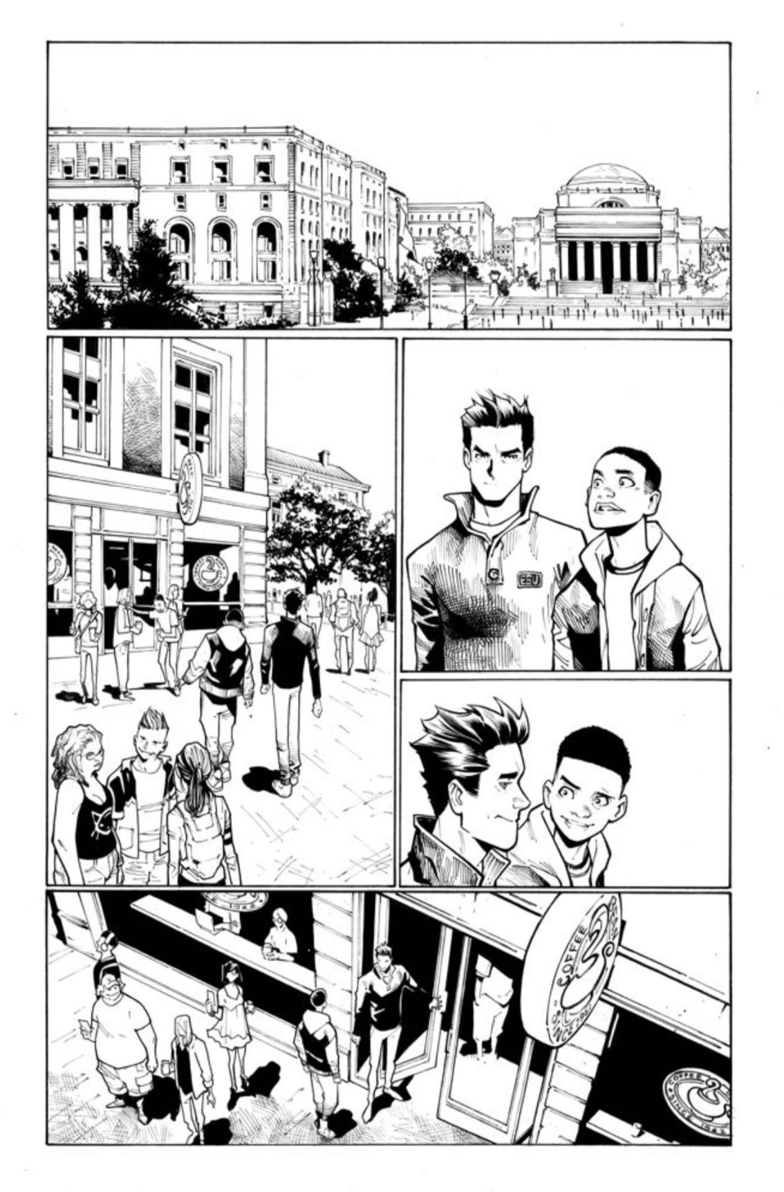 Spectacular SpiderMen 1(2024)pg 9, in Humberto Ramos's Spectacular