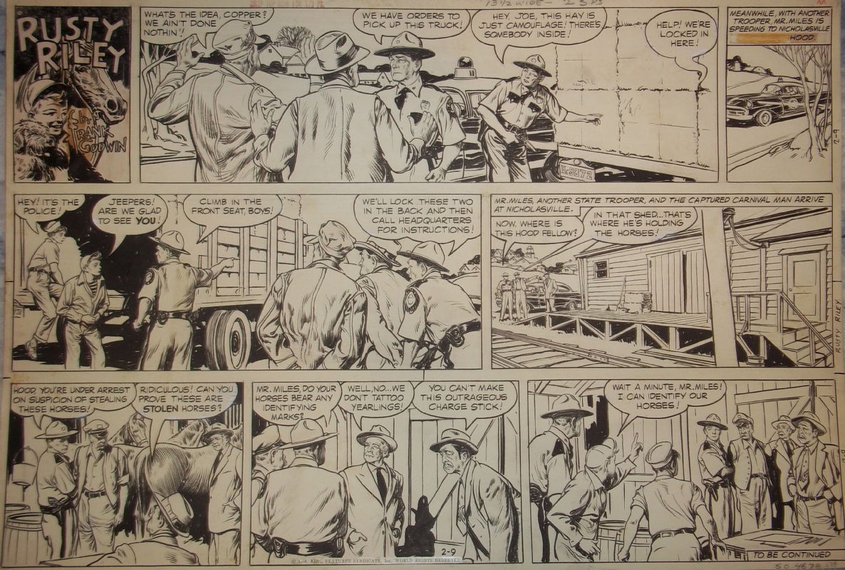 Rusty Riley, in Jim Latimer's Classic Newspaper Strip Characters. Comic ...