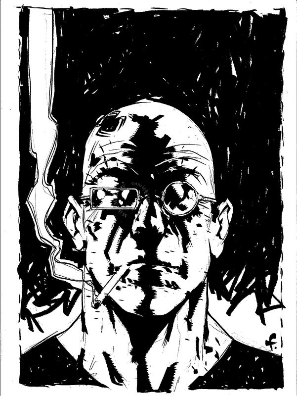 Mark Teixeira - Spider Jerusalem #STOLEN from ECCC! REPORTED AS STOLEN -  AUTHORITIES NOTIFIED#, in Mike McLarty's Spider Jerusalem - Commissions  Comic Art Gallery Room