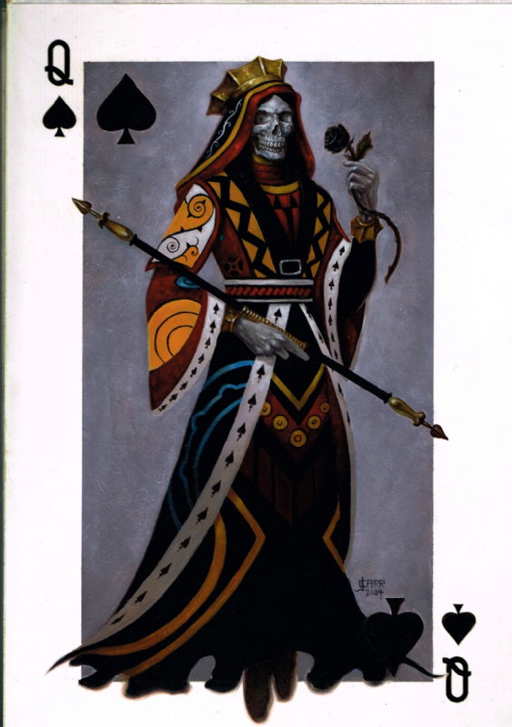 Jaime Carrillo - Queen of Spades, in John Francis's Playing card ...