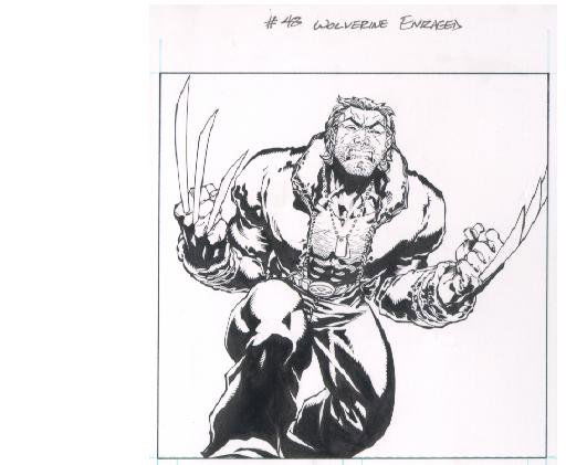 Marvel Vs. Wolverine card art by Alex Garner, in Joey Boyack's Trading ...