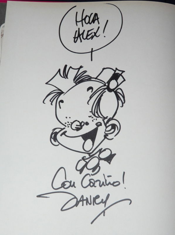 Janry - Petit Spirou, in Alex Clemente's Convention Sketch Comic Art ...