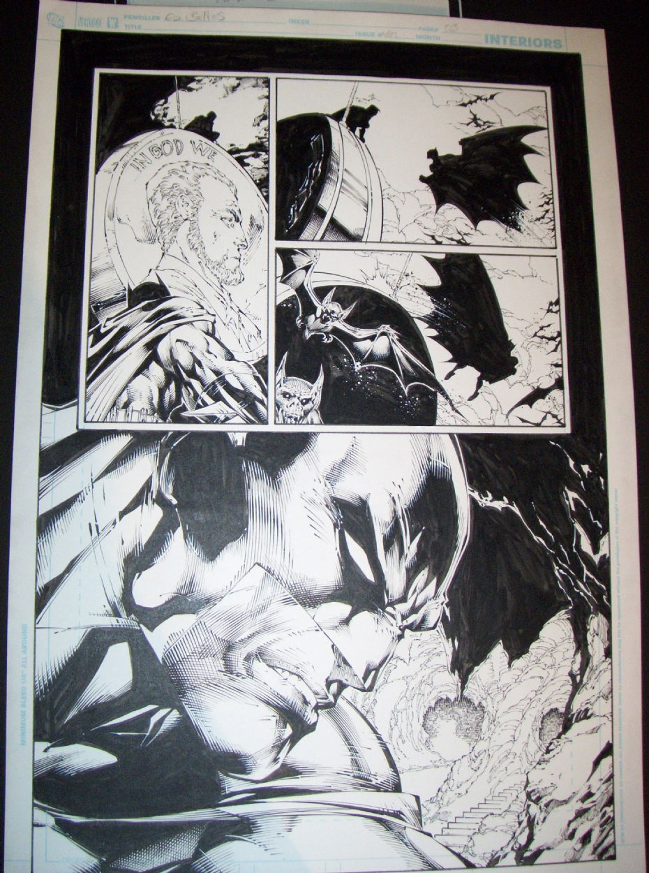 Benes - Batman 687, in Tom Orsini's Sold! Comic Art Gallery Room