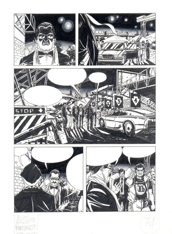 Alessio Fortunato Inks, in Jep Soto's Alessio Fortunato Comic Art ...