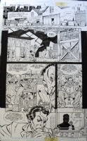 Batman/Captain America page 28 by John Byrne, Comic Art