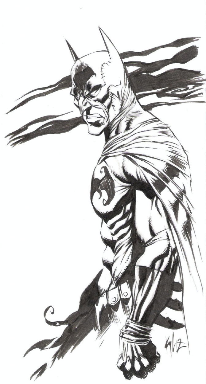 Batman by Kyle Hotz, in Jimmy Lawrence's Batman-commissions and ...