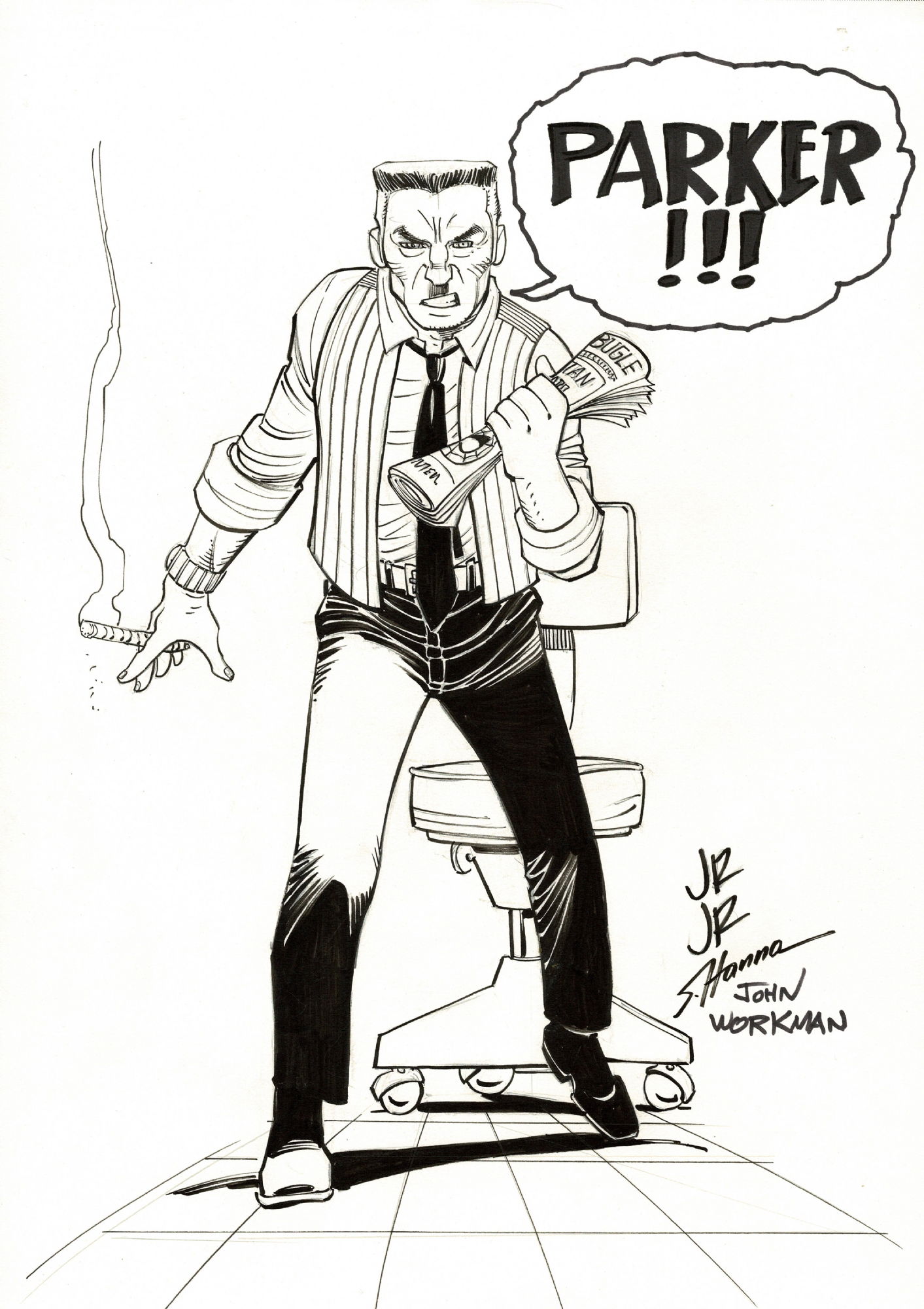 J. Jonah Jameson, in Jimmy Lawrence's Marvel characters-commissions and ...