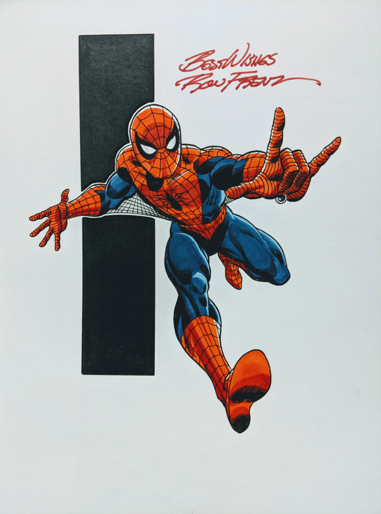 Spider-Man by Ron Frenz, in Jimmy Lawrence's Marvel characters ...