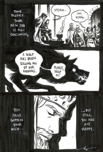 The King's Story -A Cautionary Tale page 13 by Becky Cloonan, Comic Art