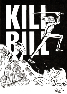 Beatrix Kiddo/The Bride from Kill Bill by Elsa Charretier, Comic Art