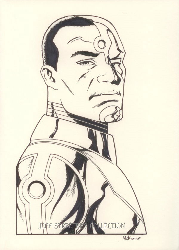 Teen Titans III - Cyborg by Mike McKone, in Jeffrey Streeter's ...