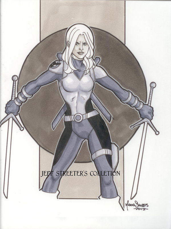 Rose Wilson By Mark Dos Santos In Jeffrey Streeters Sketchbook Commissions Dcnu Titans Comic 4107