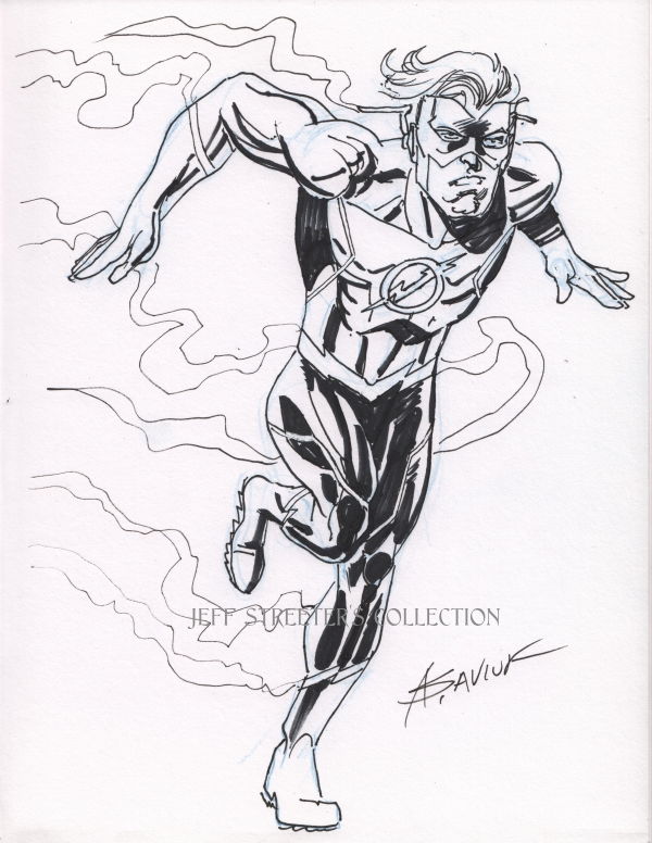 Flash III by Alex Saviuk, in Jeffrey Streeter's Sketchbook Commissions ...