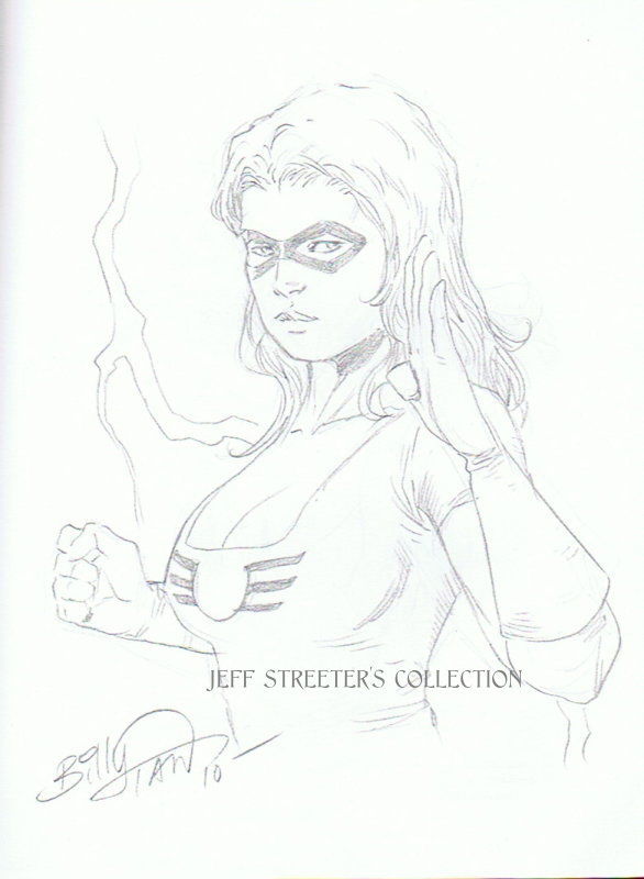 Jesse Quick by Billy Tan, in Jeffrey Streeter's Sketchbook Commissions ...