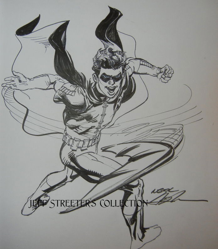 Robin III by Neal Adams, in Jeffrey Streeter's Sketchbook Commissions ...