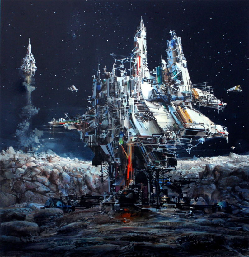 John Berkey - We are alone - Interior Discover Magazine Mar