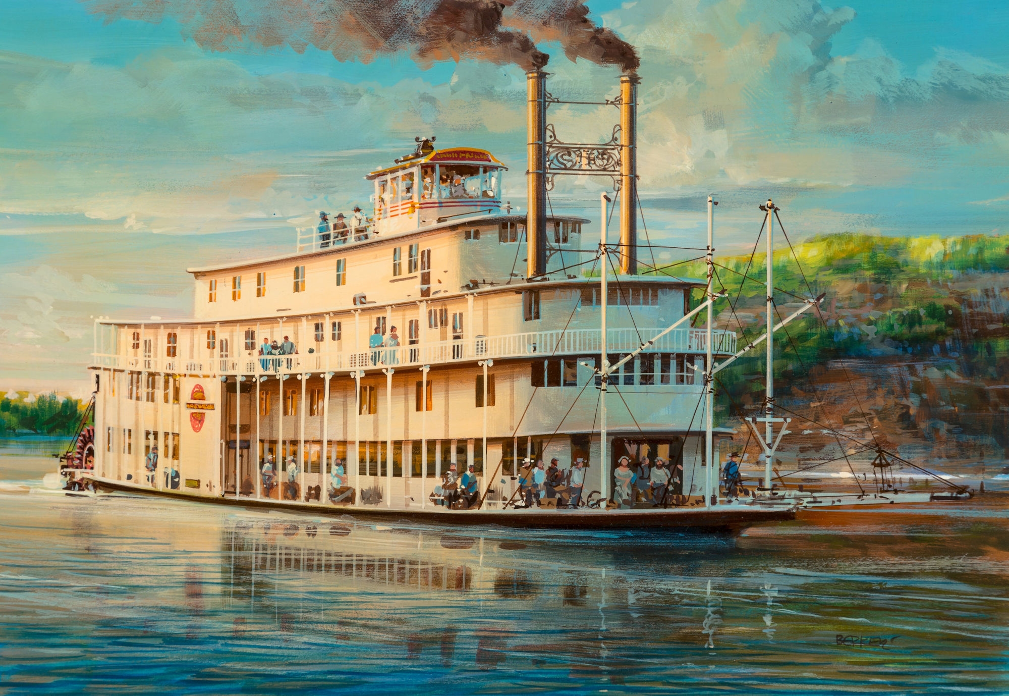 riverboat art