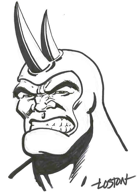 Rhino by Loston Wallace, in I am MODOK's Marvel Characters Comic Art ...