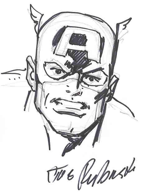 Captain America by Joe Rubenstein, in I am MODOK's Captain America ...