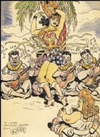 H. G. Peter Hawaiian  Comic Art